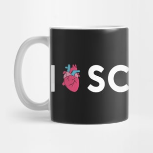 I Love Heart Science Heart Mug